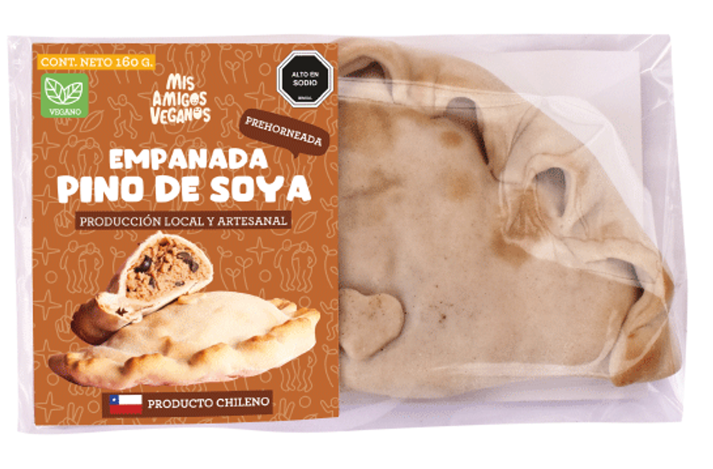 Empanada vegana de pino de soya 1