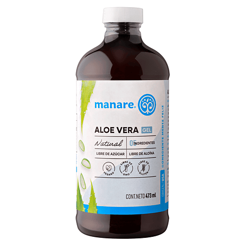 Aloe vera gel 473ml Manare 
