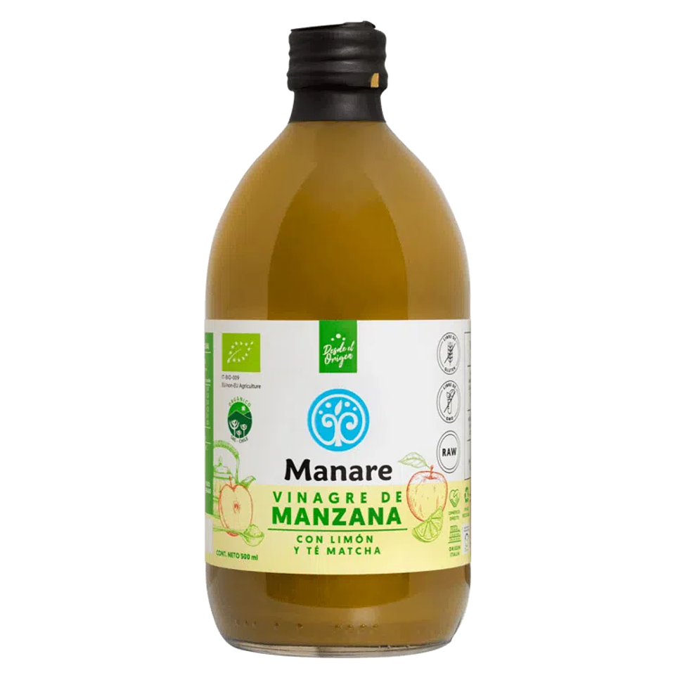 Vinagre Matcha Y Limón Orgánico 500ml 1