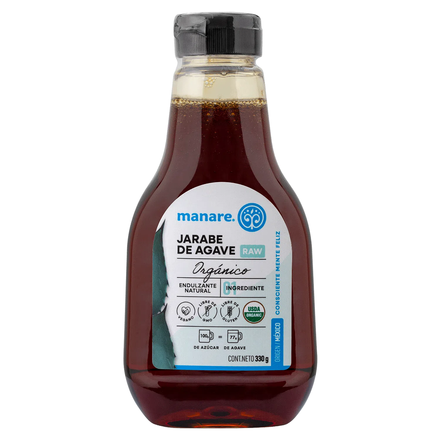 Jarabe de Agave Raw 330g Orgánico 1