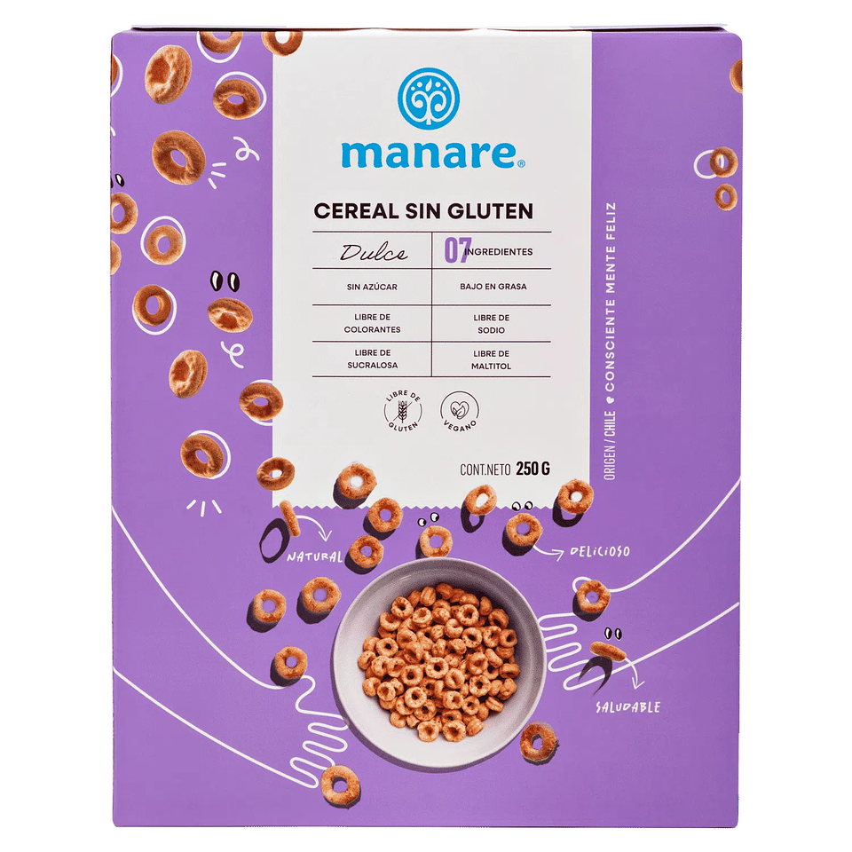 Cereal sin Gluten Dulce 250 g Manare 1