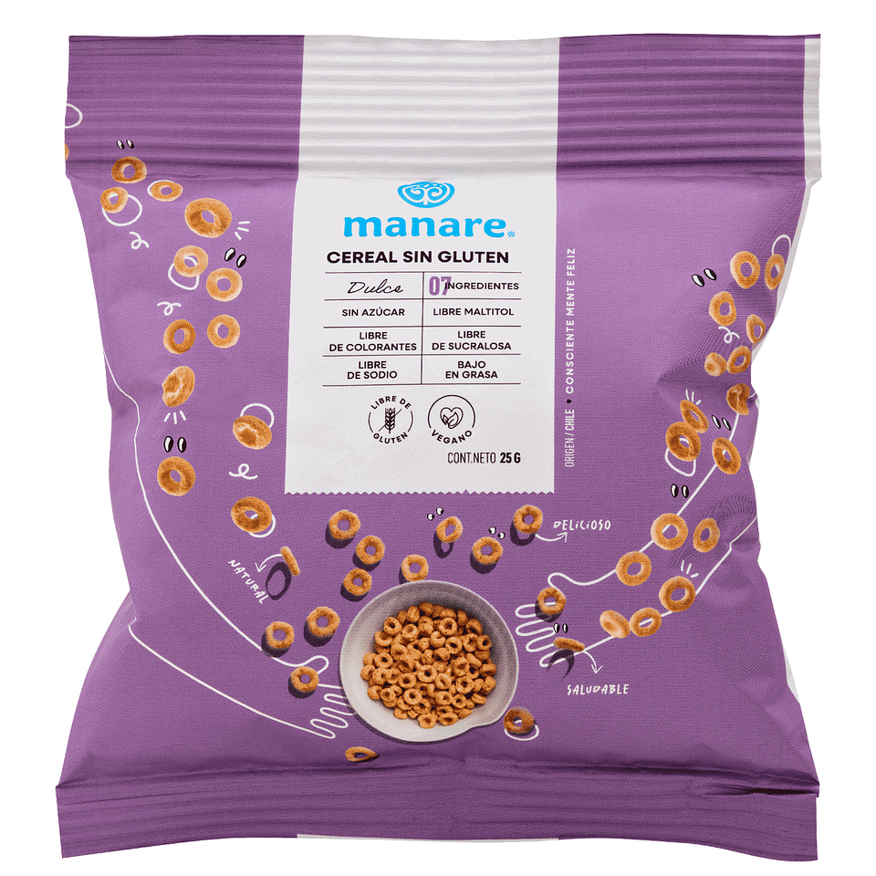 Cereal sin Gluten Dulce 25 g Manare 1