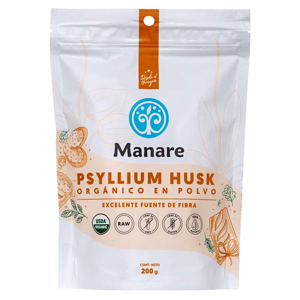 Psyllium Husk Orgánico 200g 1