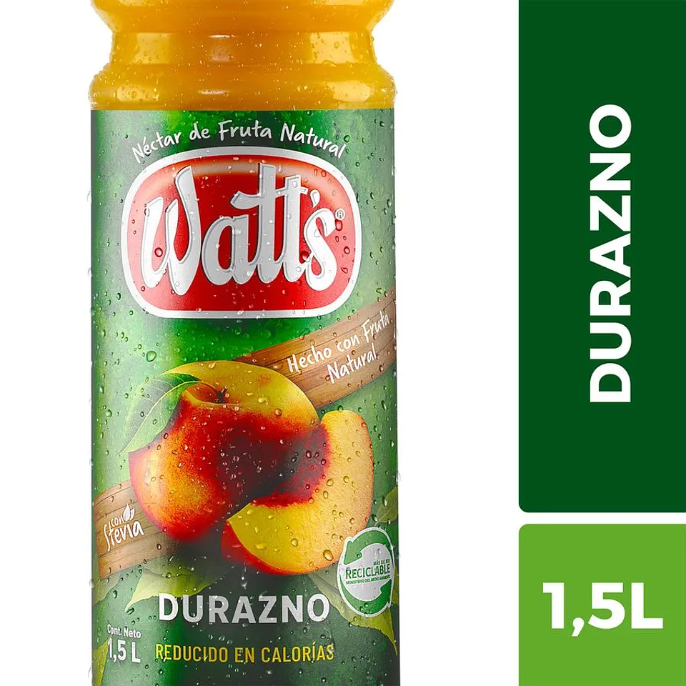 Néctar Watt's Durazno 1.5 L 1