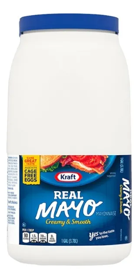 Mayonesa Kraft Real Mayo 1 Galón 3,78 Litros