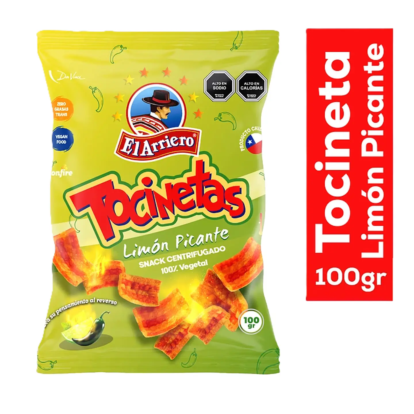 Tocineta Limón Picante 100gr 1