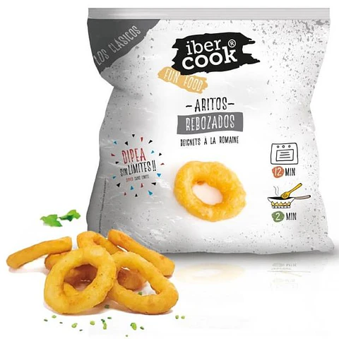 AROS DE CALAMAR REBOZADOS, IBERCOOK, 400 g