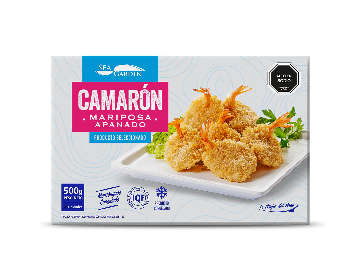 Camarón Mariposa Apanado 500g 1