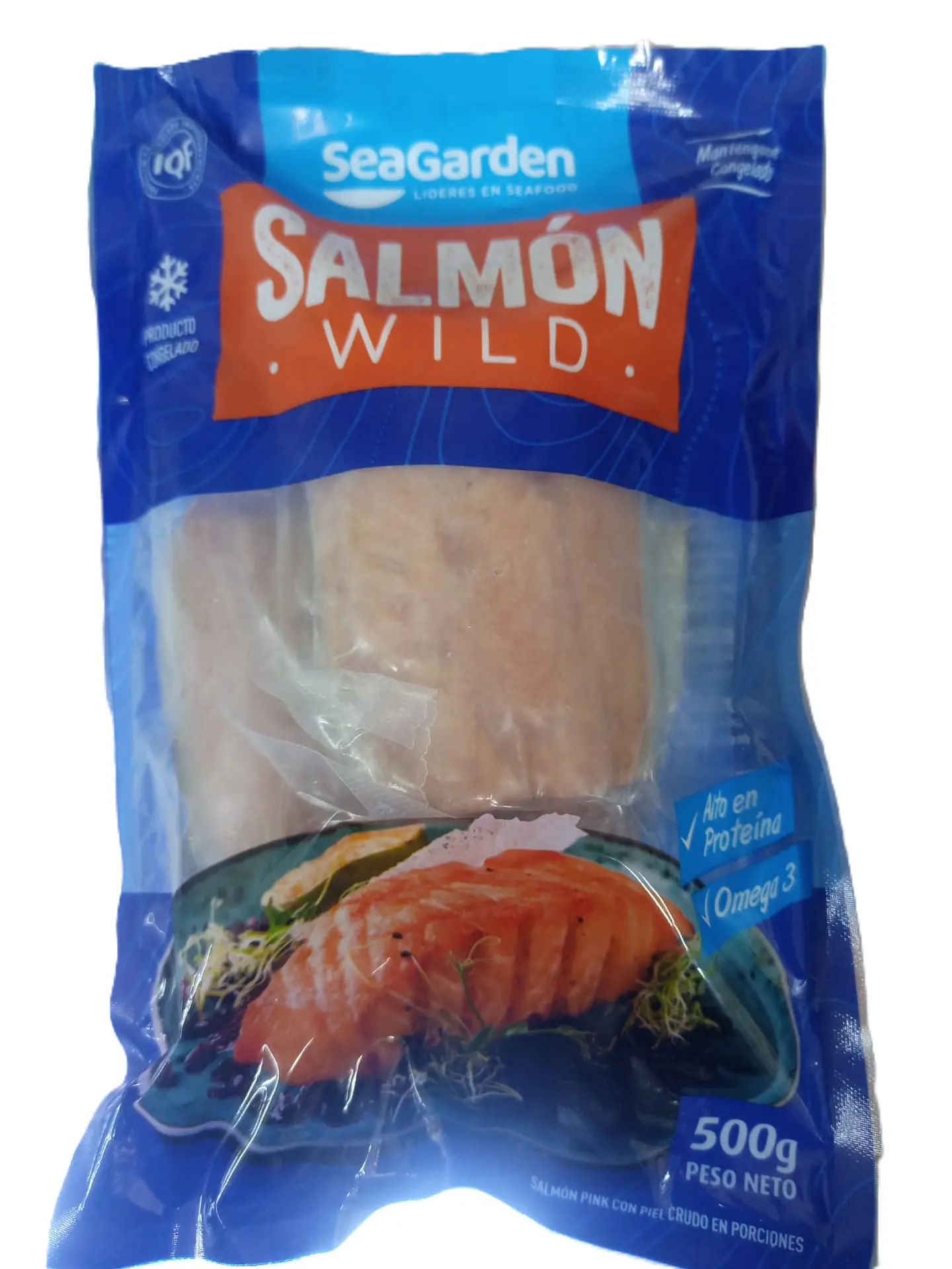 Salmón Pink 500g Porcionado  1