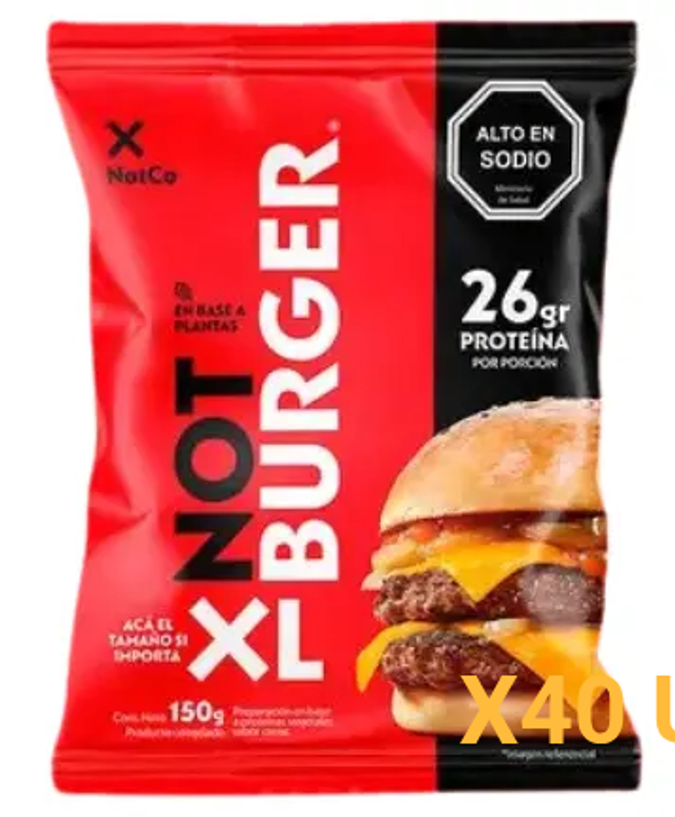 CAJA NOT BURGER XL 150G V3.0 - 40 unidades 1