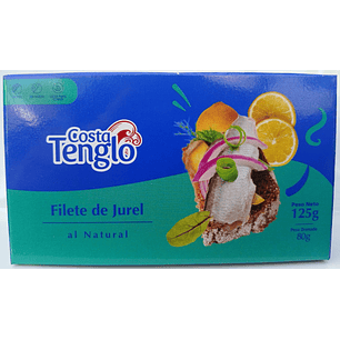 FILETE DE JUREL 125g NATURAL