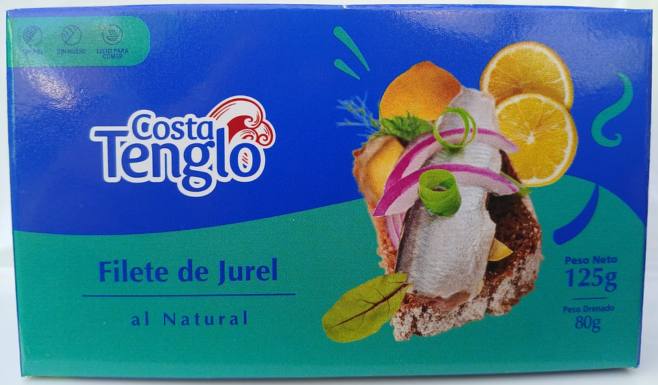 FILETE DE JUREL 125g NATURAL 1