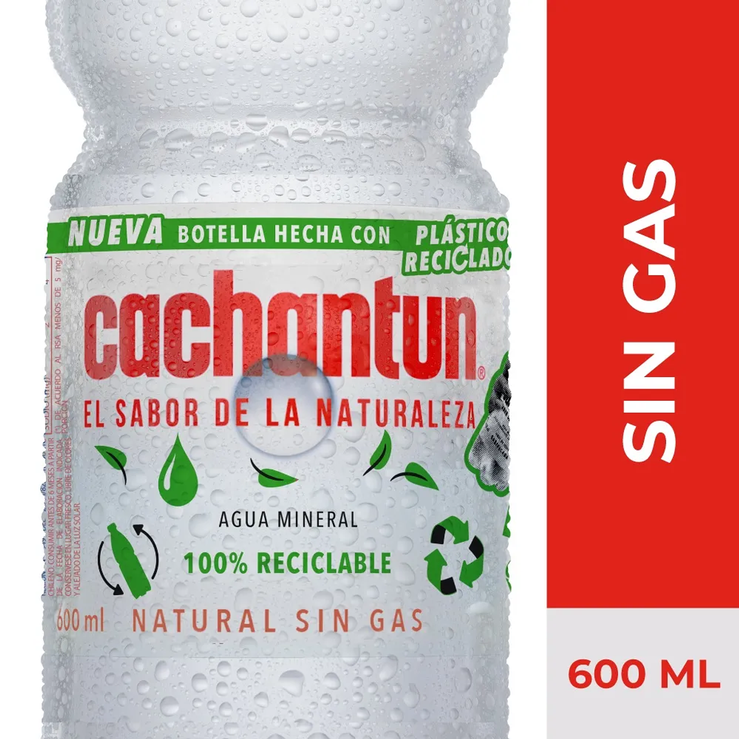 Agua mineral Cachantun sin gas 600 ml 1