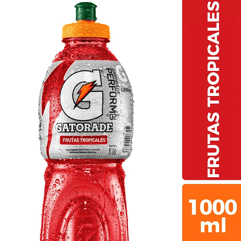 Bebida isotónica Gatorade Frutas Tropicales 1 L.