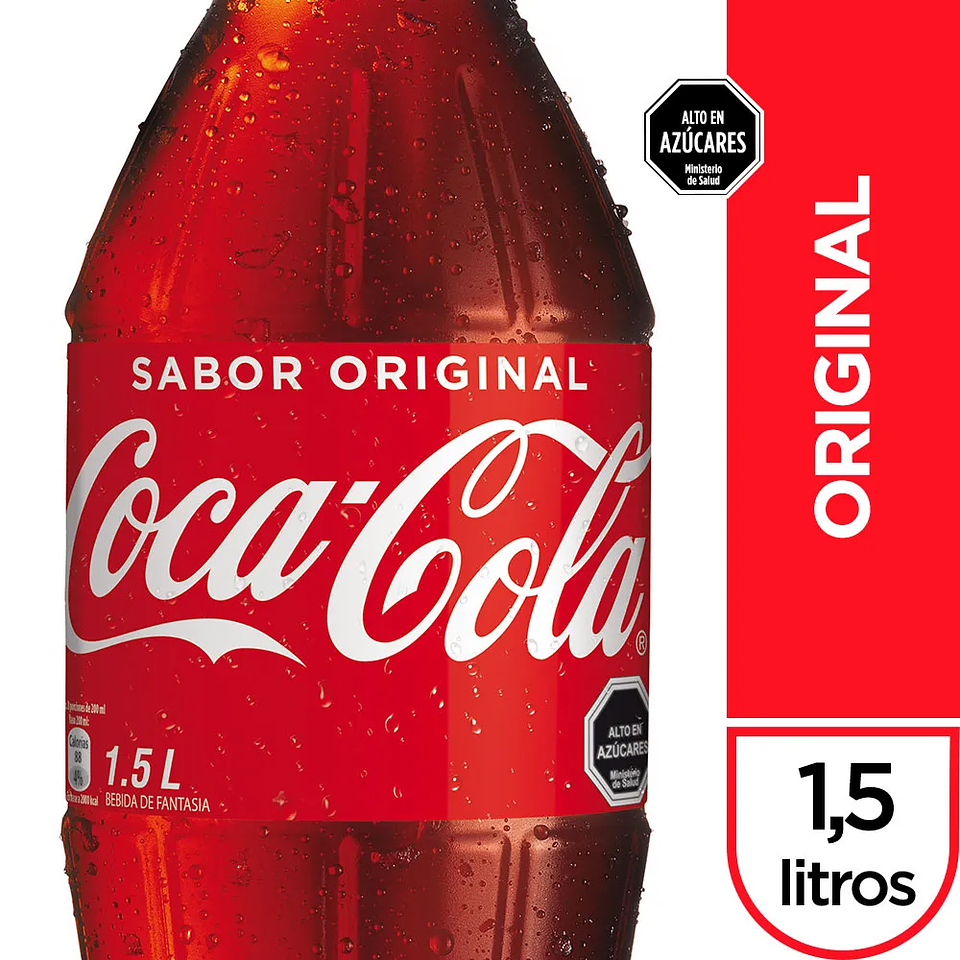 Bebida Coca Cola original 1.5 L 1