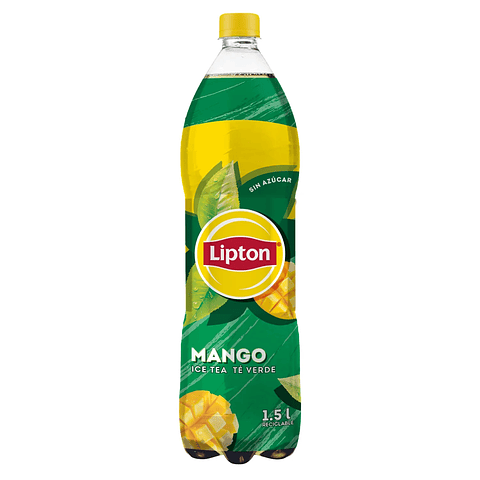 Té Verde Ice Tea Sabor Mango Lipton 1.5 L