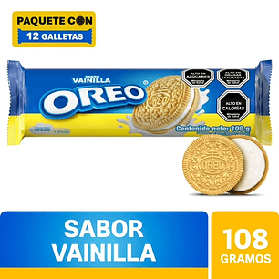 Galleta Vainilla Crema Vainilla 108 g
