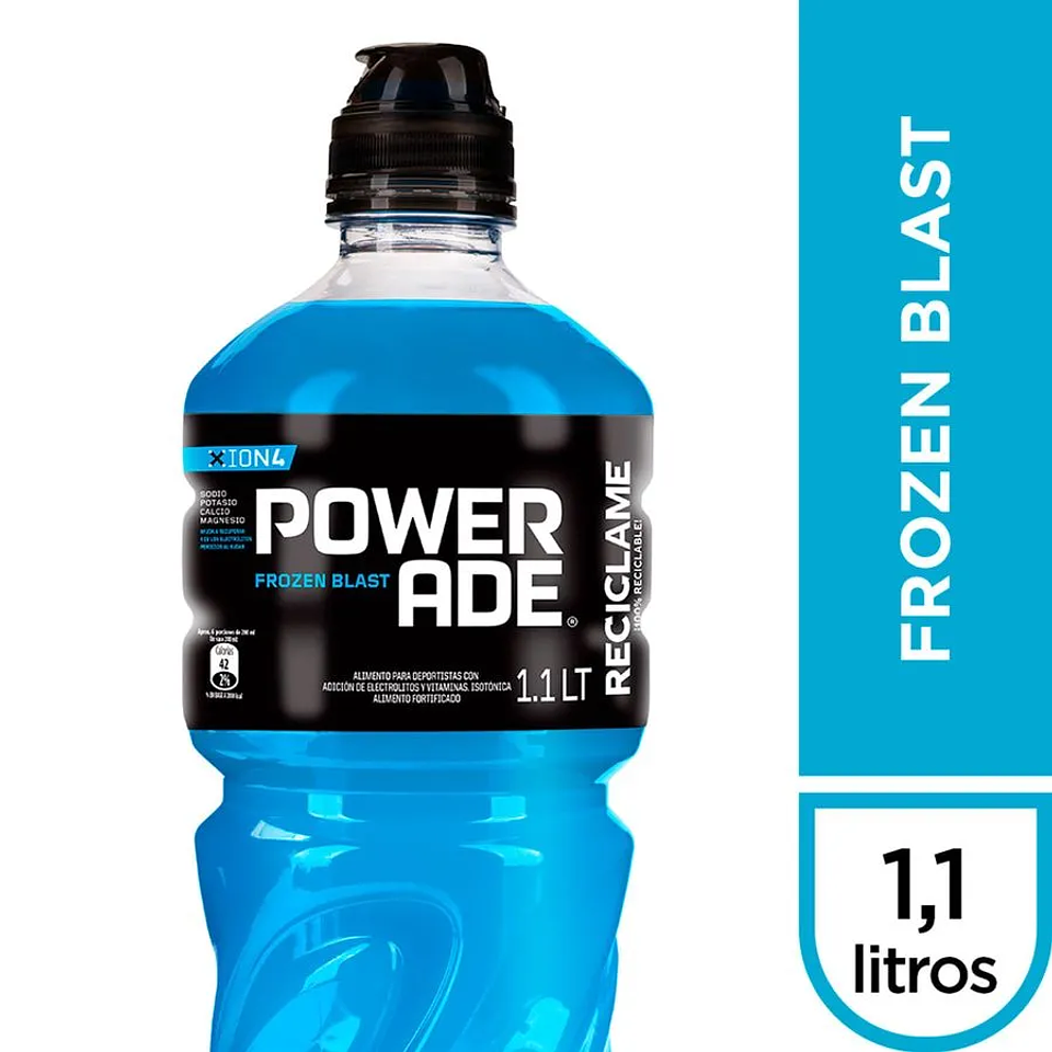 Bebida Isotónica Powerade Frozen Blast 1.1 L 1