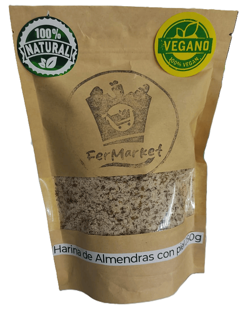 Harina de Almendras Con Piel 250g Fermarket