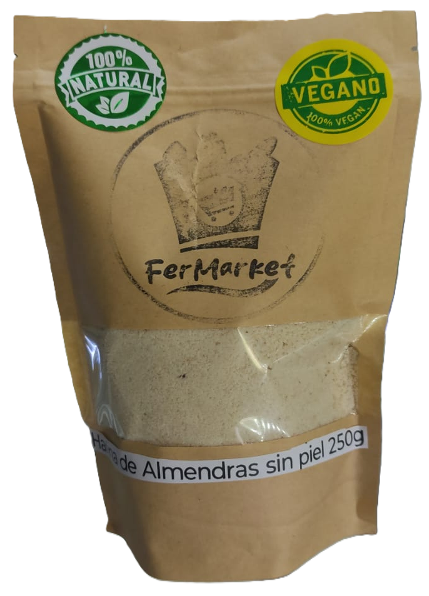 Harina de Almendras Sin Piel 250g Fermarket 1