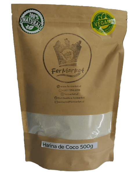 Harina de Coco 500g Fermarket