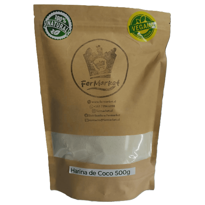 Harina de Coco 500g Fermarket 1