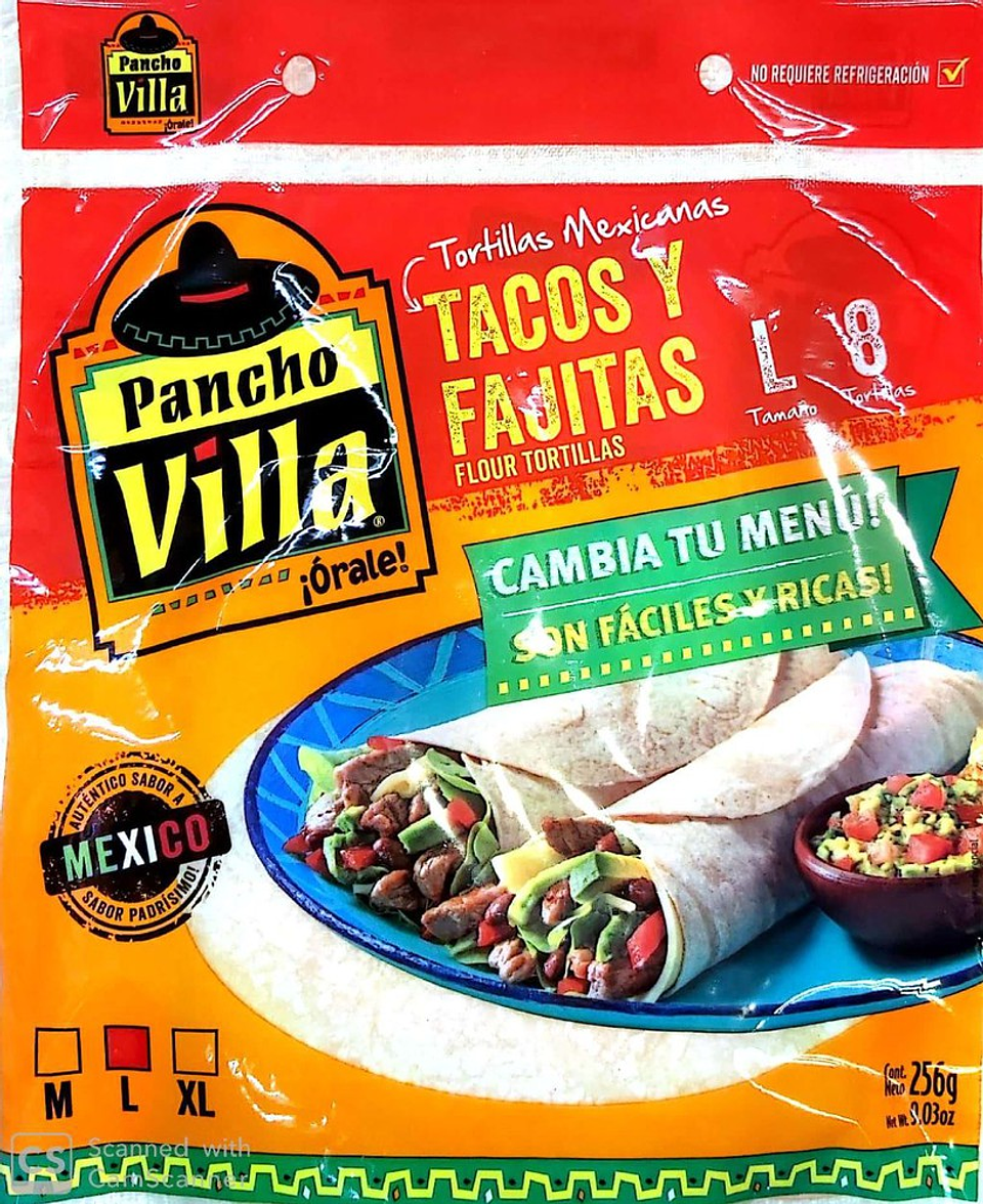 Tortilla Tacos y Fajitas L 8Un 224g 1