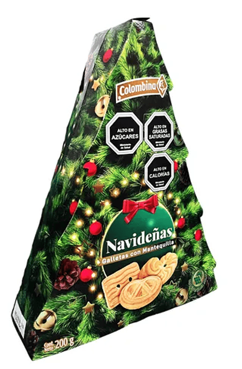 Galleta COLOMBINA estuche arbolito x 200g