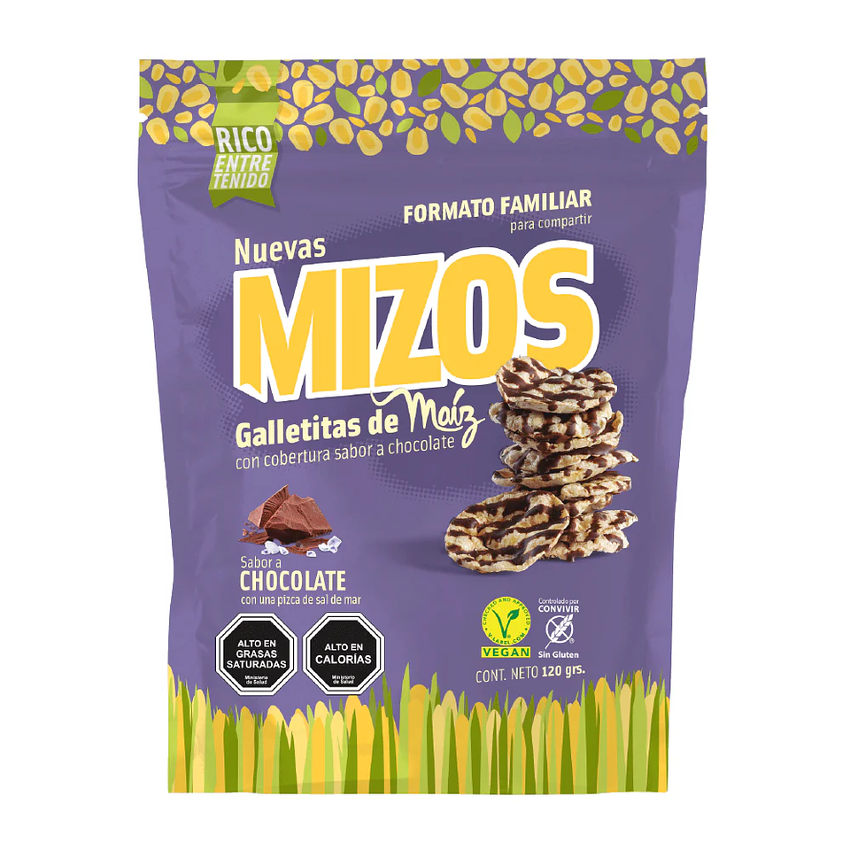 Mizos Maíz Chocolate - 120 g 1