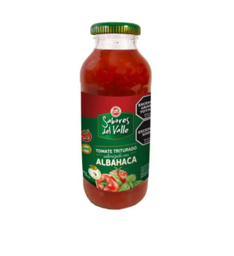 Tomate Triturado Tradicional Saborizado con Albahaca 330g