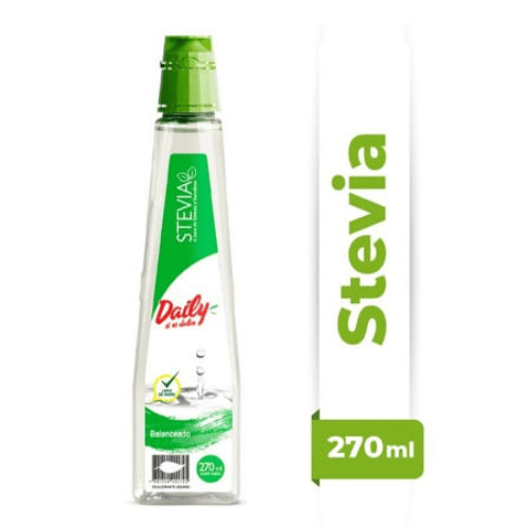 ENDULZANTE STEVIA 270ML DAILY