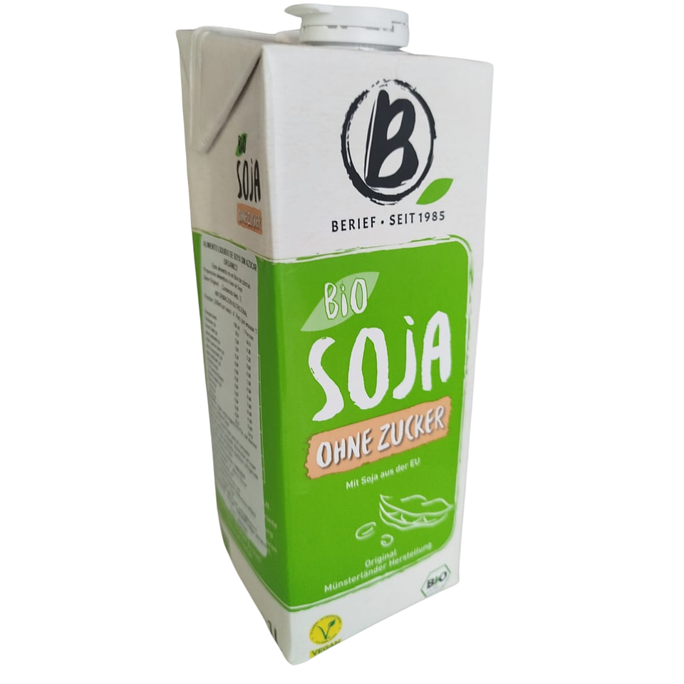 Leche de soya sin azúcar 1L Berief 1