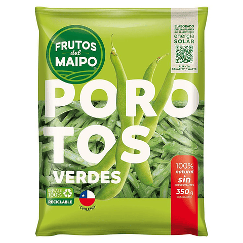 Porotos Verdes Congelados Frutos de Maipo 350 g