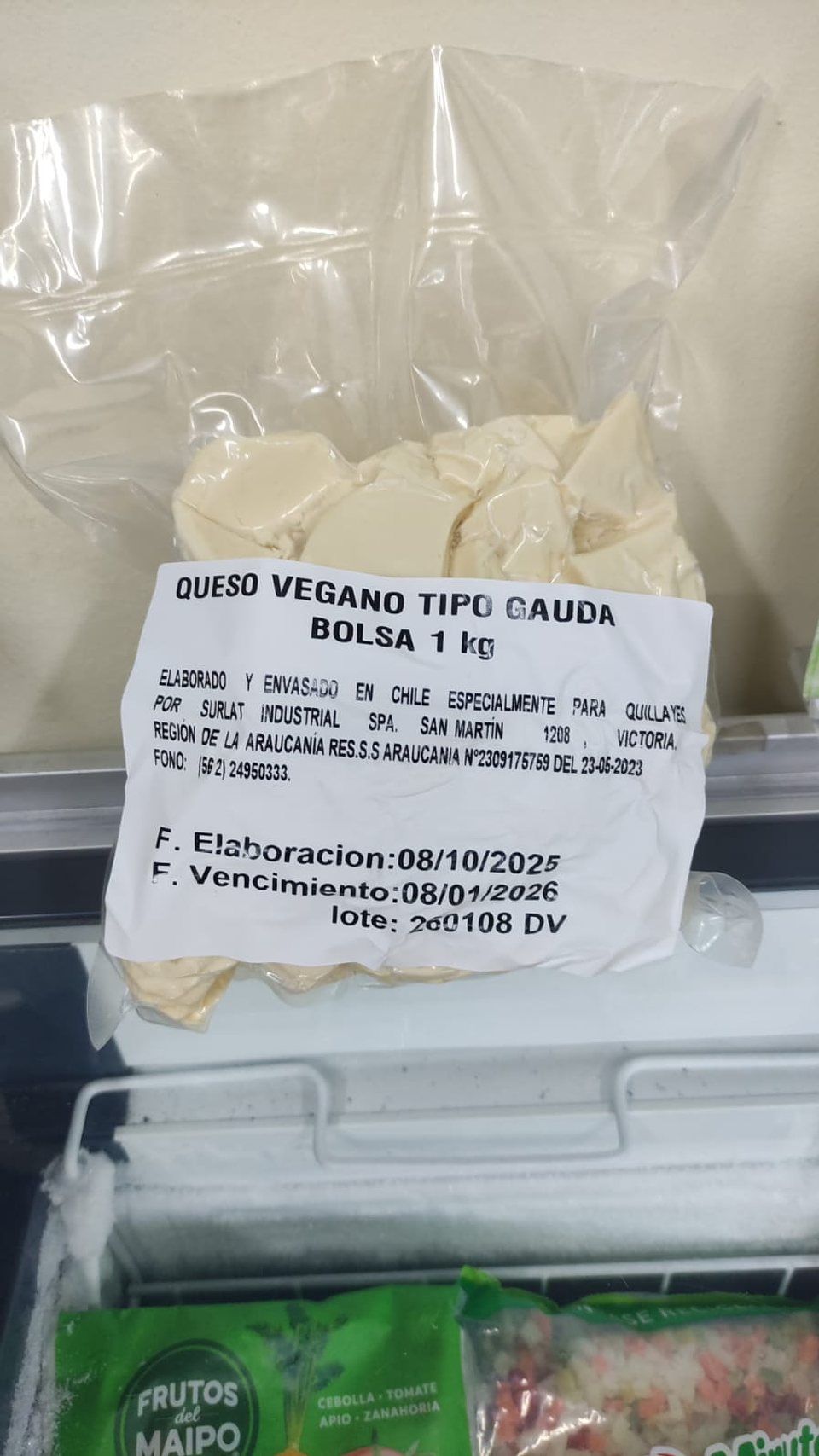 Queso vegano Surlat tipo gauda 1kg 1