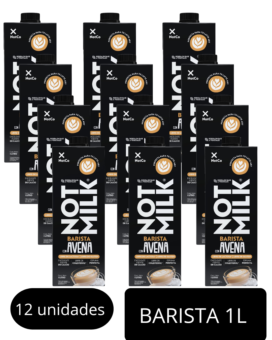 NOT MILK BARISTA 1L - por caja de 12 unidades