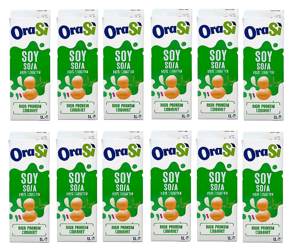 BEBIDA VEGETAL ORASÌ SOYA CAJA 12 UNIDADES 1