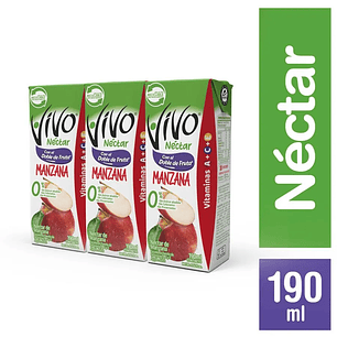 Pack 3 un. Néctar Manzana 190ml