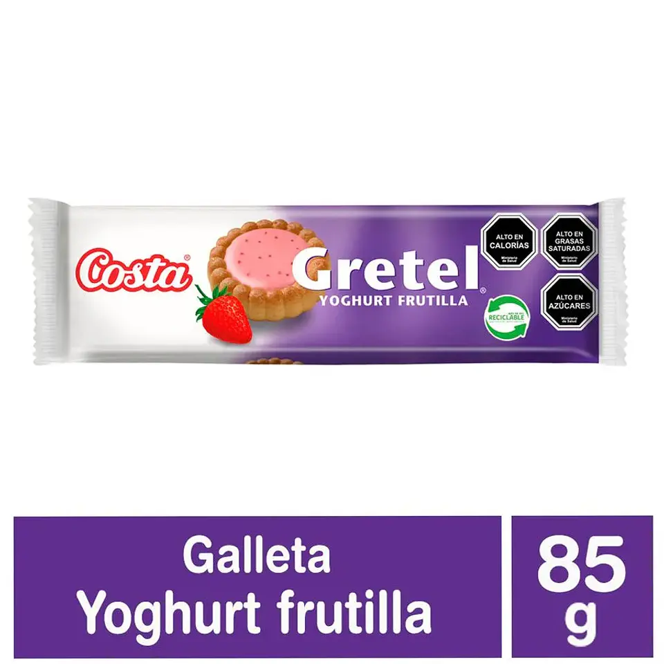 Galletas Gretel Yogurt Frutilla 85 g 1