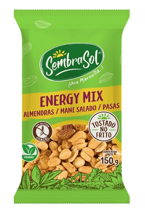 ENERGY MIX 150G ALMENDRA MANI PASAS