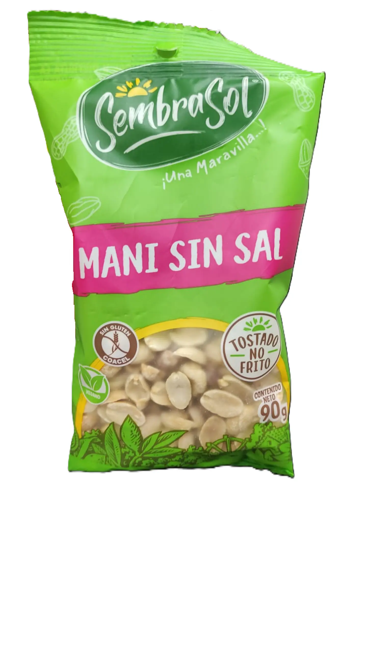 Maní Sin Sal 90g Sembrasol 1