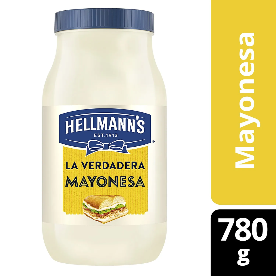 MAYONESA HELLMANNS FRASCO 780 G 1
