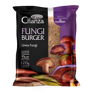  Hamburguesa Fungi La Crianza 120grs