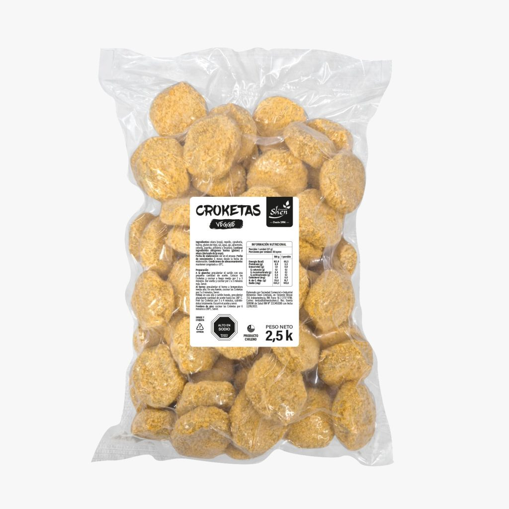 Croketa Veggie (Bolsa de 2.5 Kg)