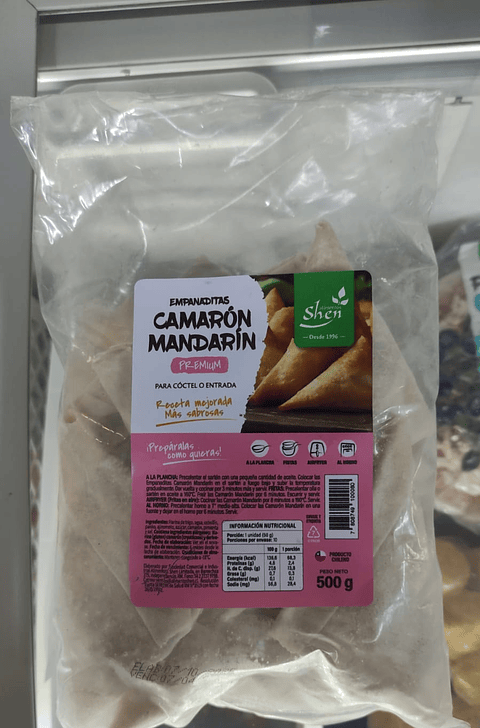 Empanaditas Camarón Mandarin 500gr