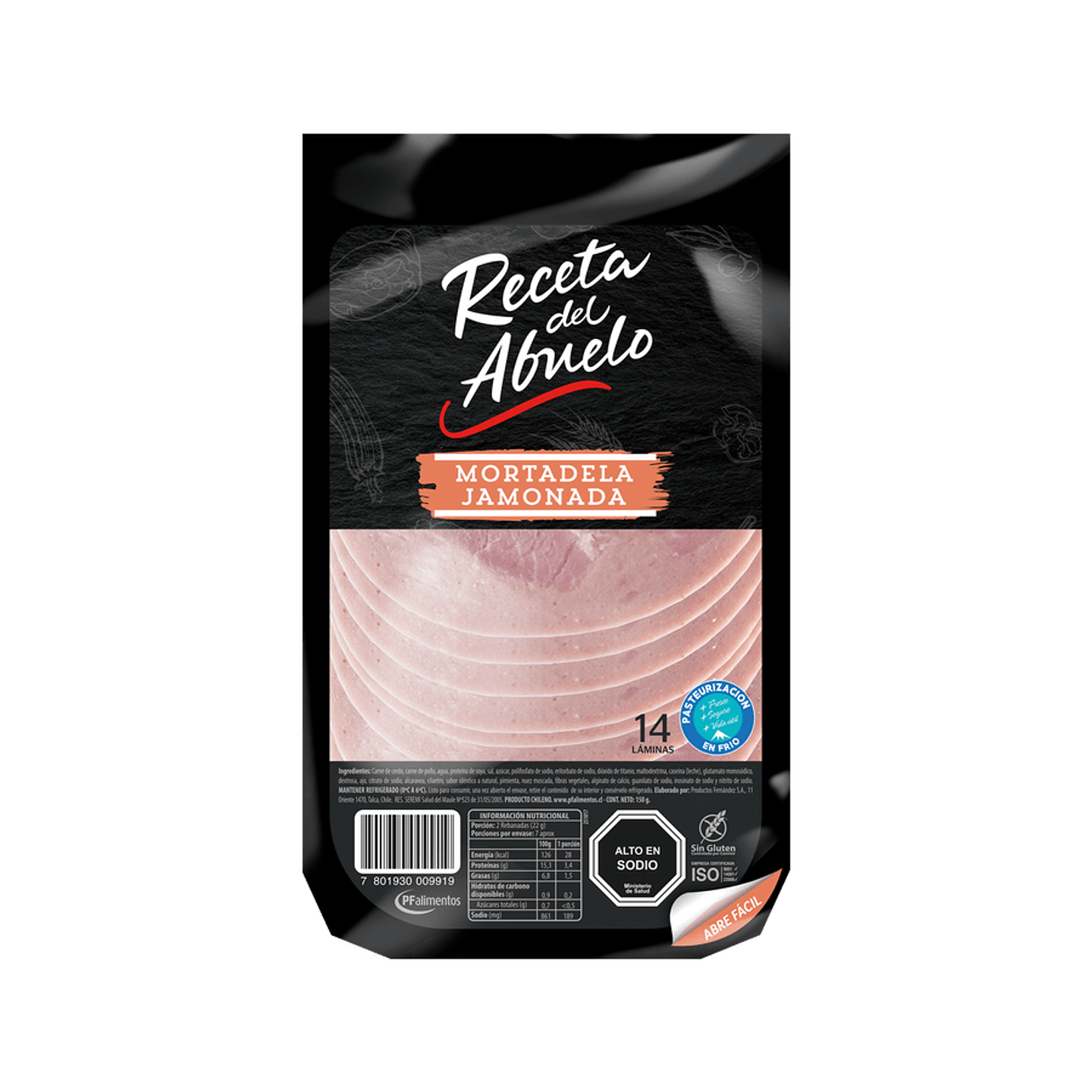 Mortadela Jamonada Receta del Abuelo 150 g 1