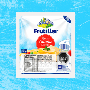 Queso gauda laminado Frutillar 250 g