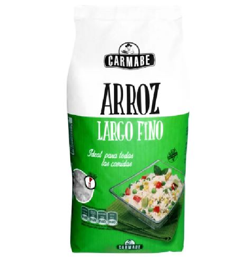 Arroz Largo Fino Carmabe 1kg 1