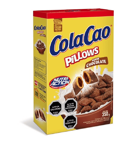 Cereales Pillows Sabor Chocolate 350g