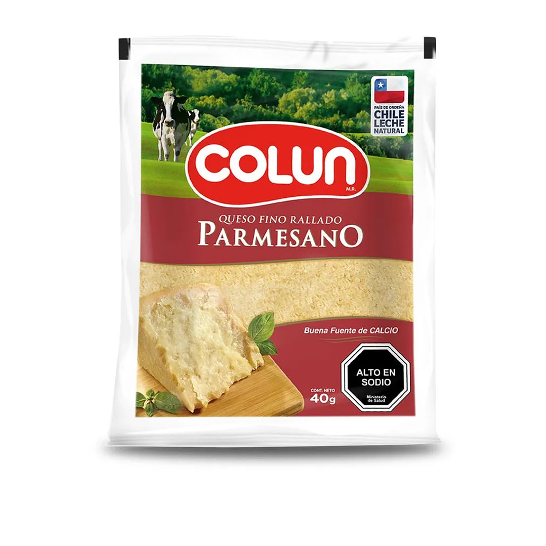 Queso Parmesano Colun Envasado Rallado 40g 1