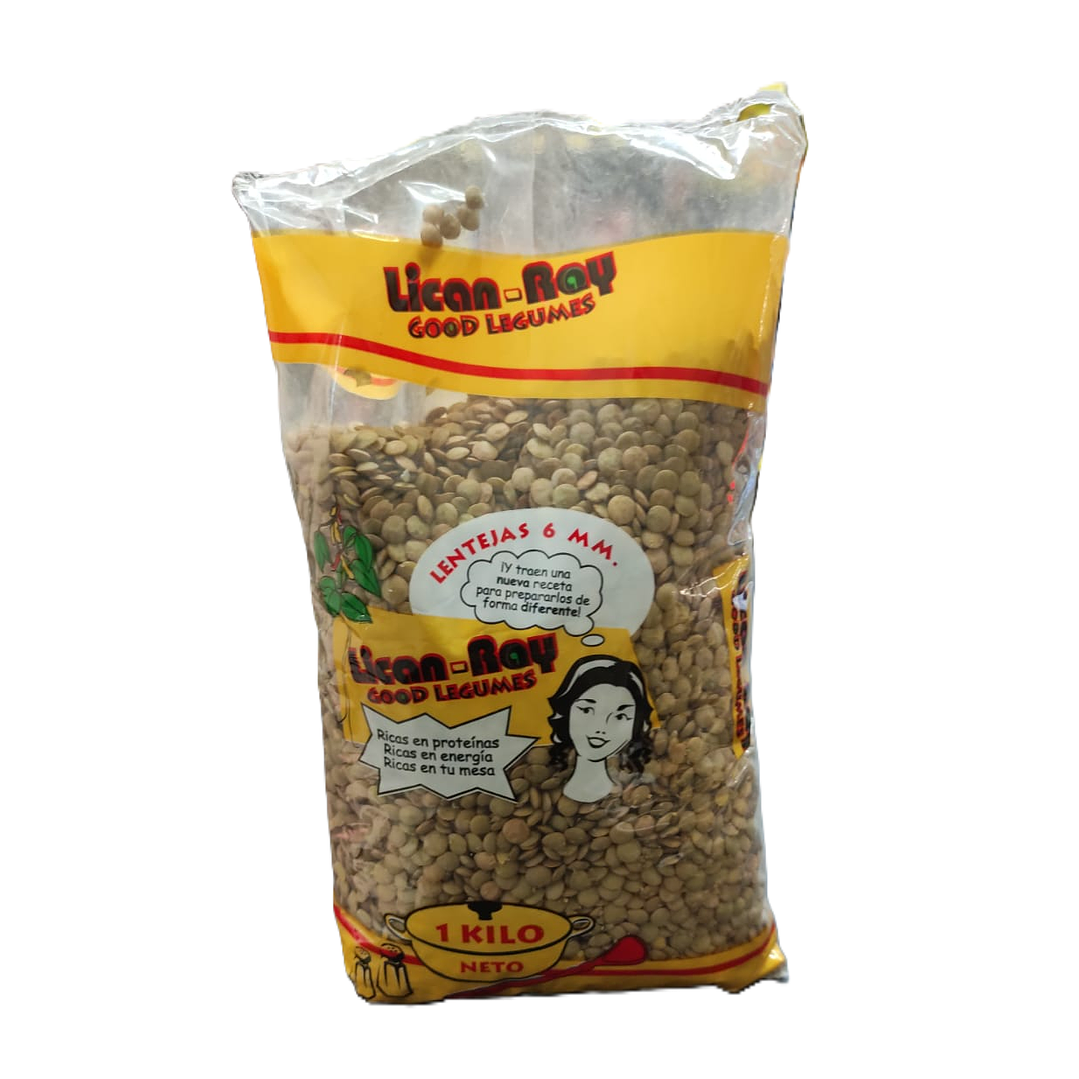 Lentejas Lican Ray 1Kg 1